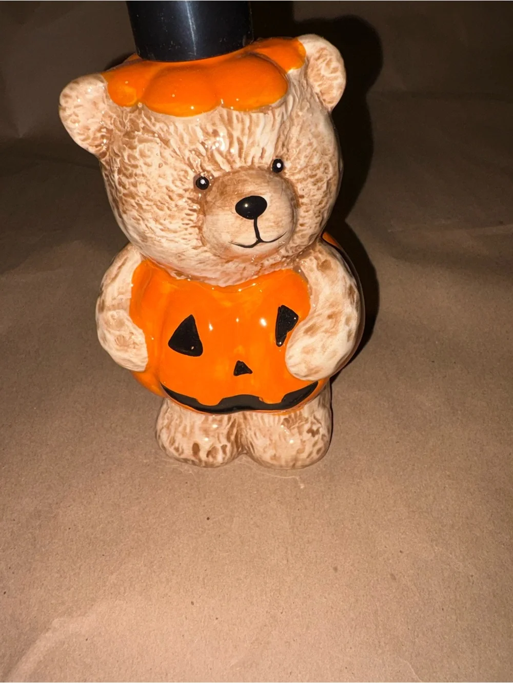 Teddy Bear Pumpkin Soap Dispenser